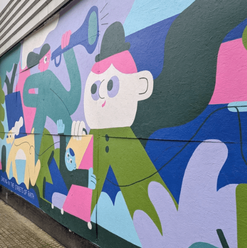 Dancing in the Streets of Raith Mural